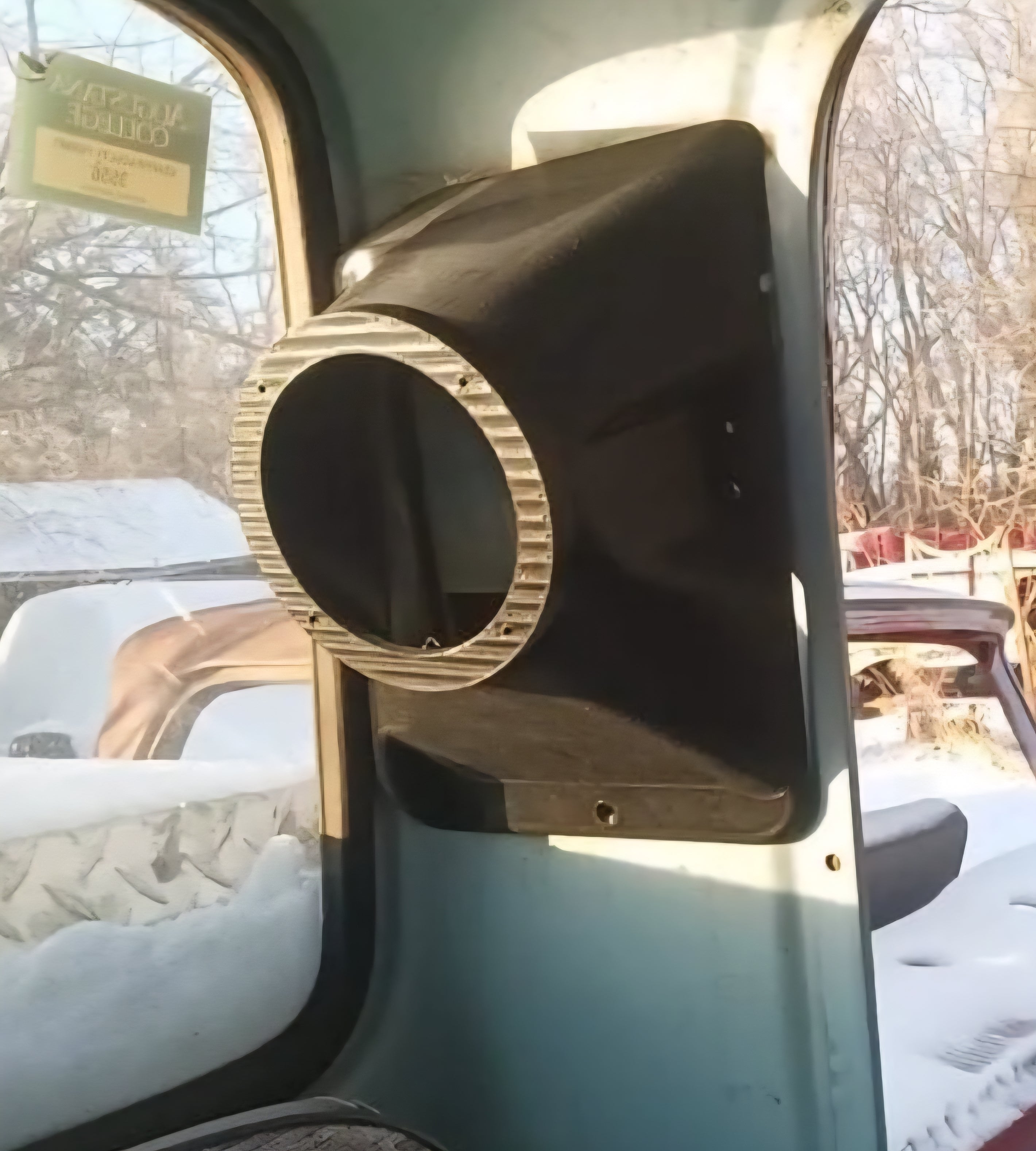 Shoulder Belt Delete Pod (speakers included) for 1973-1979 Dentside Ford Trucks