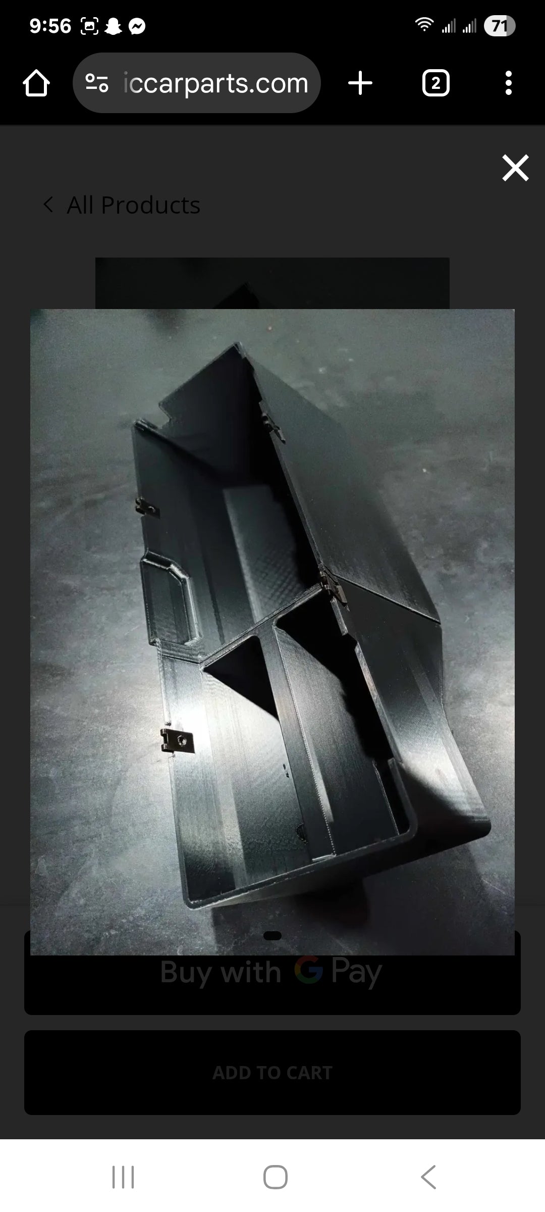 Glovebox (Bare Bones) for 1973–1979 Dentside Ford Truck and 1978-1979 Ford Bronco