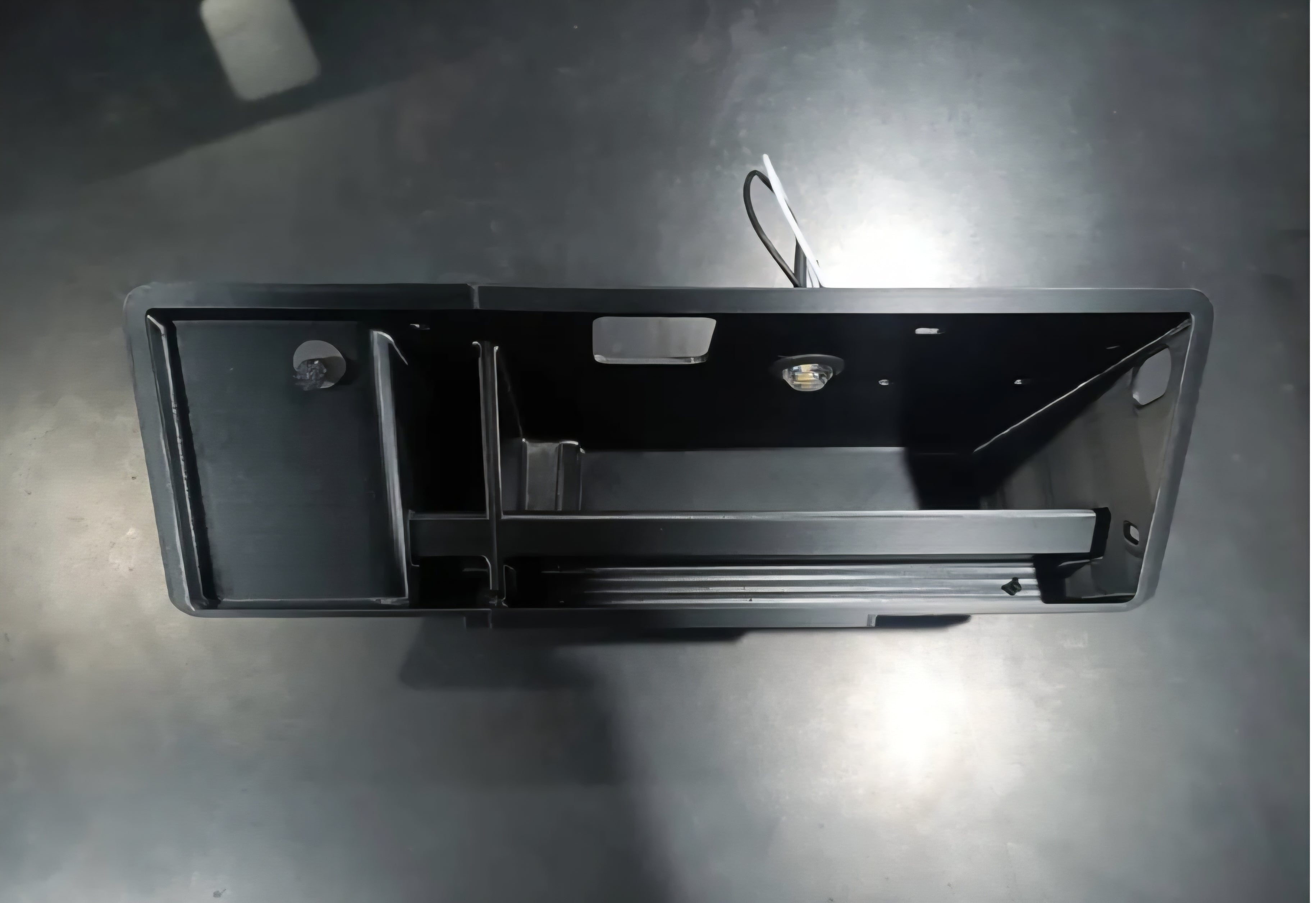 Glovebox (with LED lights and USB) for Vintage Air (defrost tube obstruction on left side) 1967-1972 Bumpside Ford Trucks