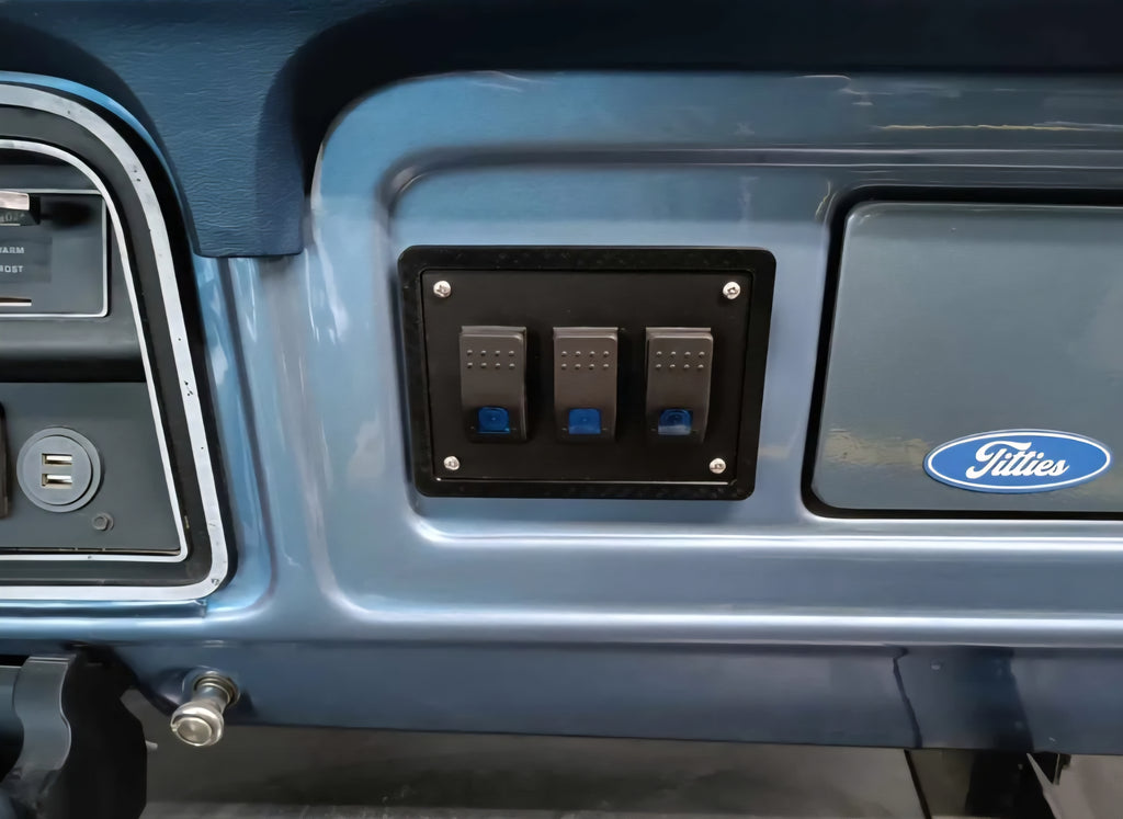 A/C Vent Delete Switch Pack for 1973-1979 Dentside Ford Trucks and 1978-1979 Ford Bronco