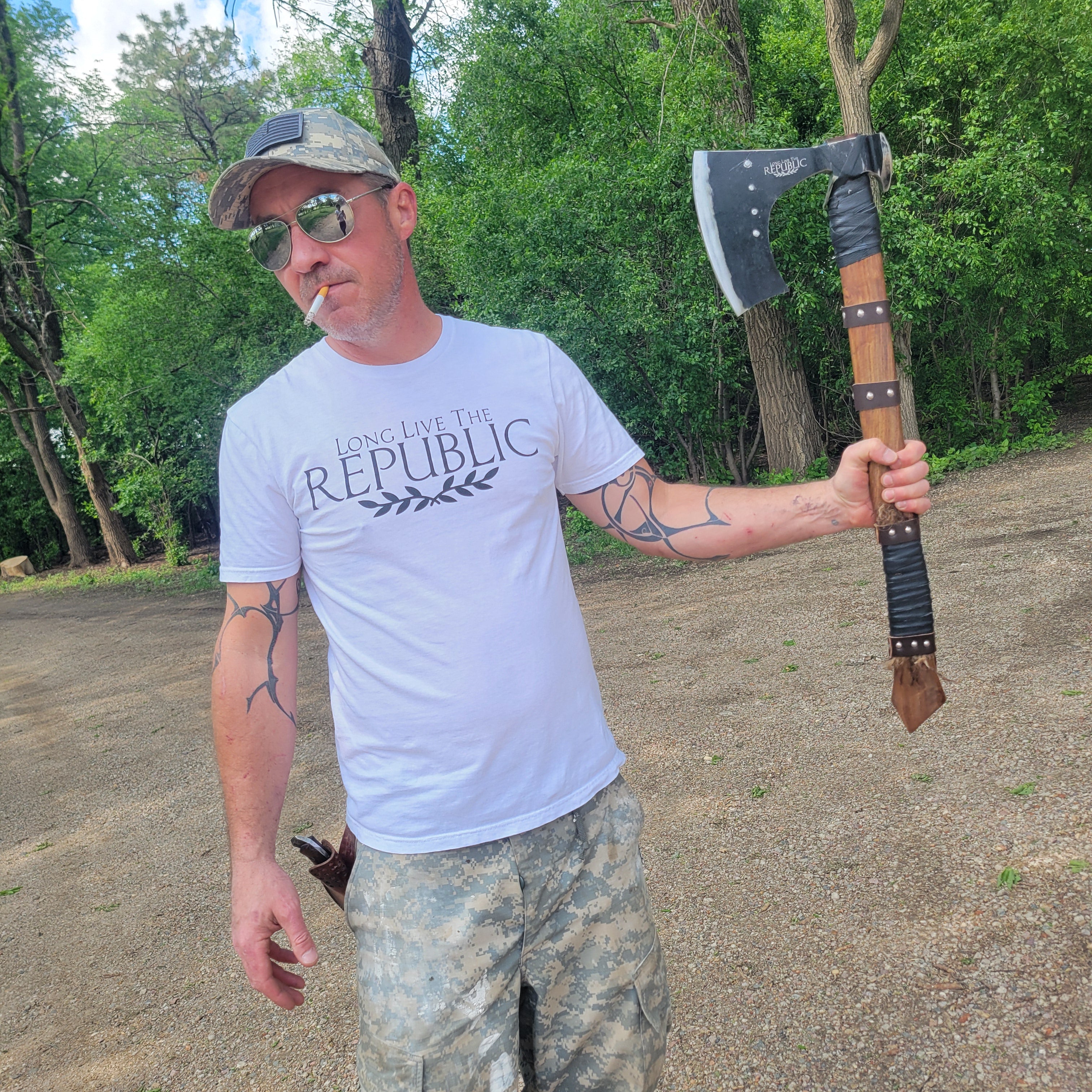 LLTR Viking battle axe