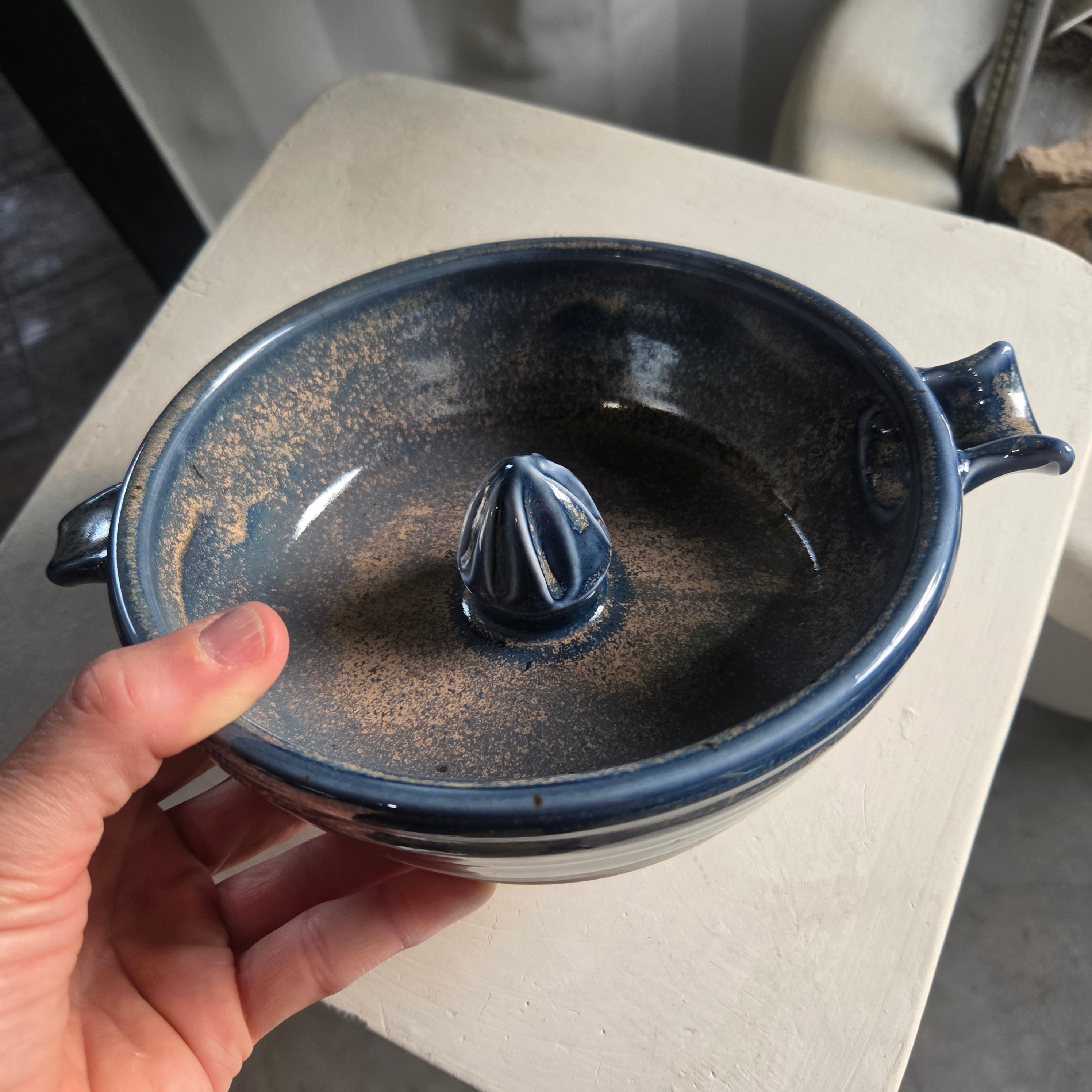 Porcelain Strainer Juicer Bowl - #26-59