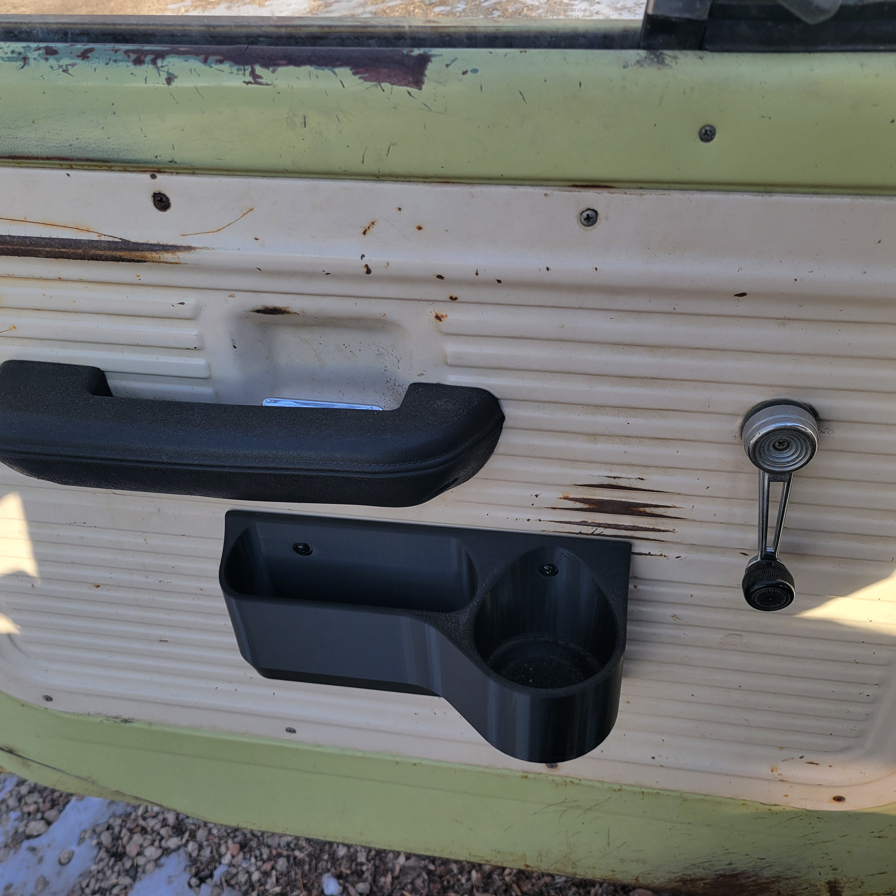 Long Pair Door Pocket Cupholders for 1967-1972 Bumpside Ford Trucks