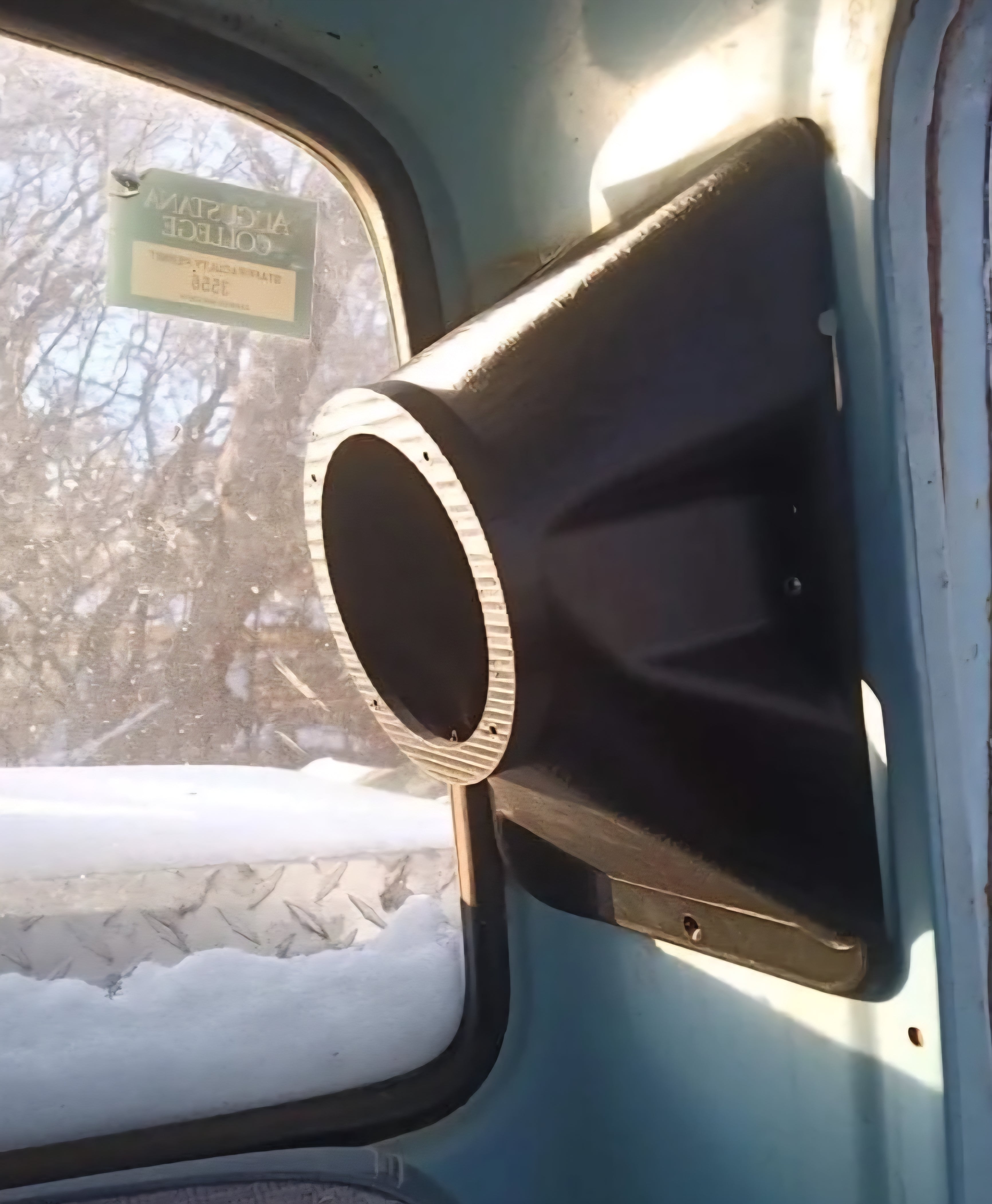 Shoulder Belt Delete Pod (speakers included) for 1973-1979 Dentside Ford Trucks