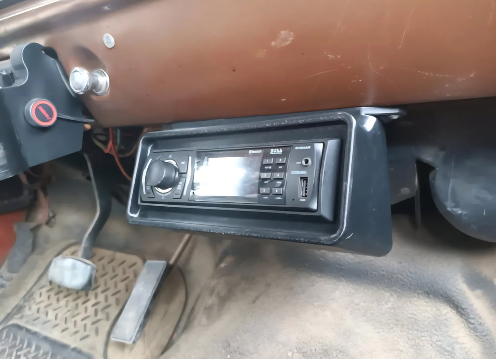 Under Dash Single Din Radio Pod for 1961-1966 Slickside and 1973-1979 Dentside Ford Trucks