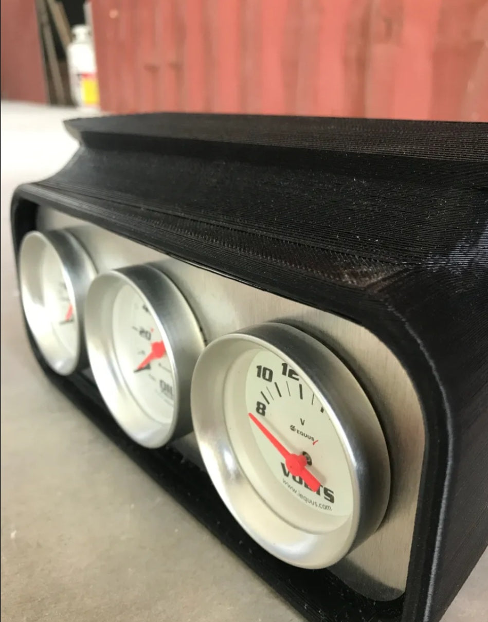 Under Dash Gauge Pod for 1973-1979 Dentside Ford Trucks and 1978-1979 Ford Bronco