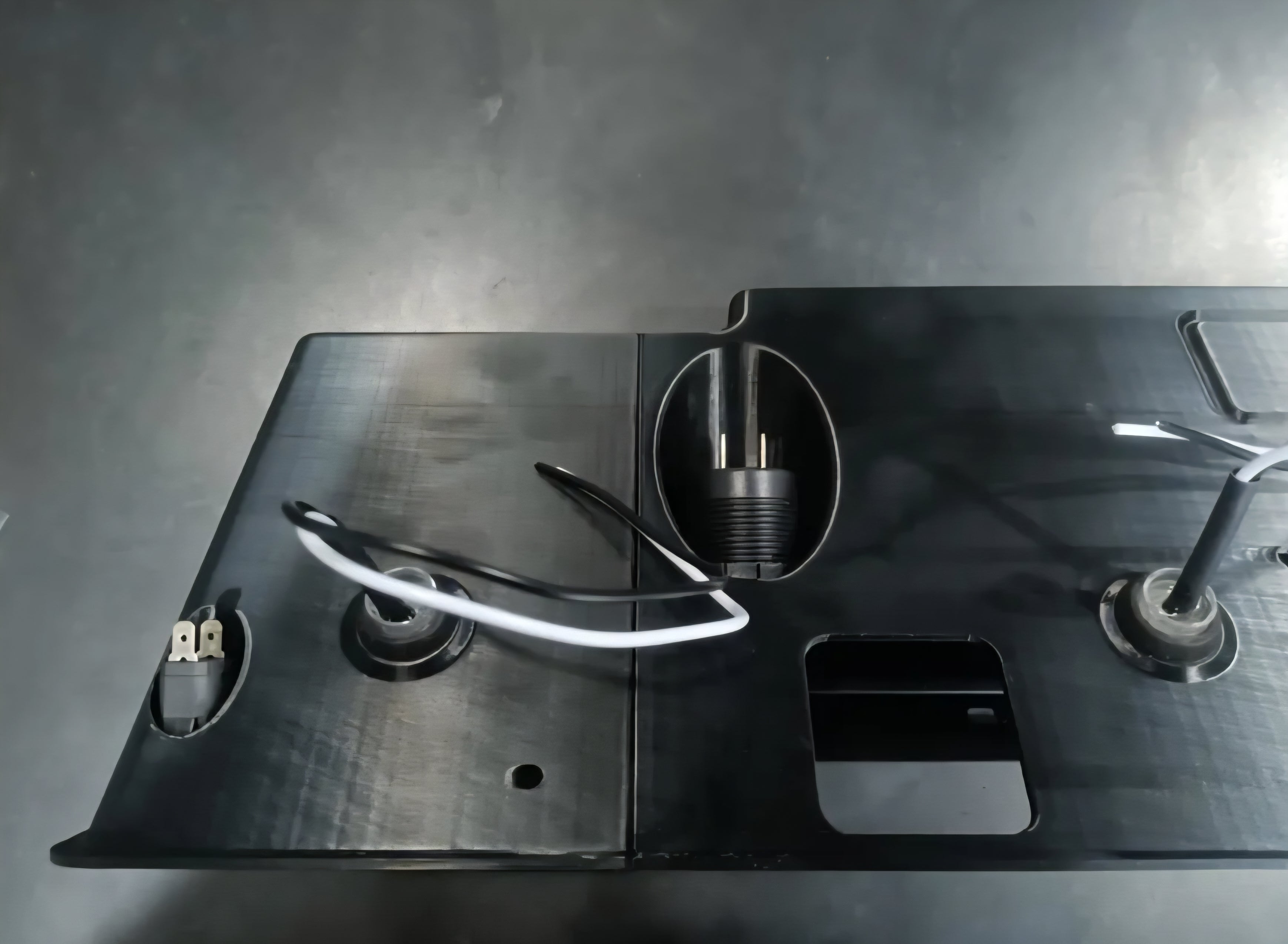 Glovebox (with LED lights and USB) for Vintage Air 1963-1972 Bumpside Ford Trucks