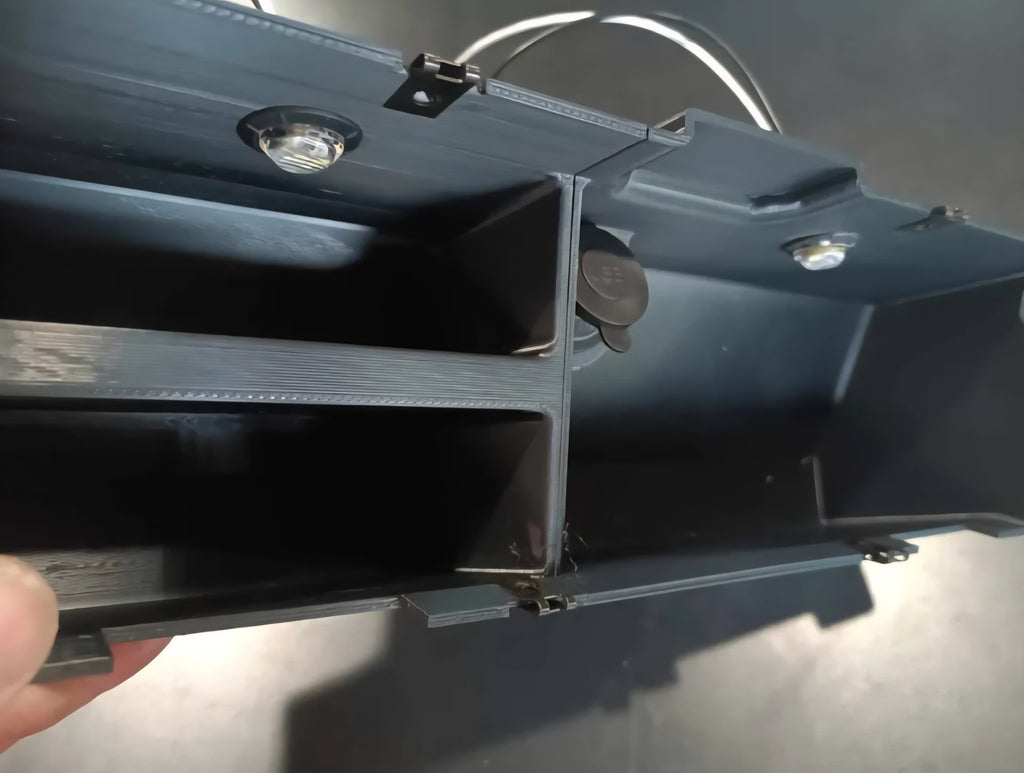 Glovebox (with LED Lights and USB) for Vintage AC 1973-1979 Dentside Ford Truck and 1978-1979 Ford Bronco