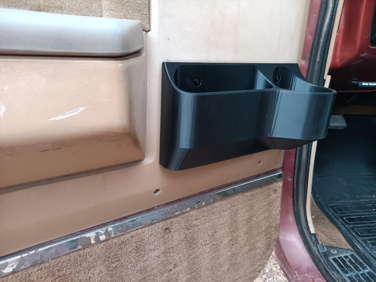 Door Pocket Cupholders (PAIR) with Install Template (Without Factory Map Pockets) for 1967-87 Square Body Chevy Trucks