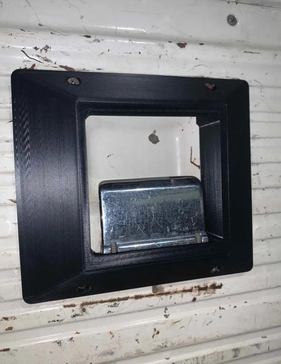 Crew Cab Rear Door Handle Bezel for 1968-1972 Bumpside and 1975-1994 Econoline