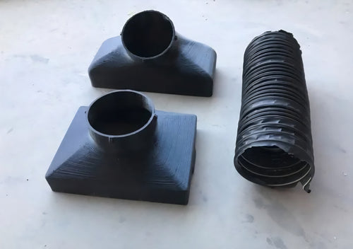 A.C. Center Dash Vent Hose Kit for 1973-1979 Dentside Ford Trucks and 1978-1979 Ford Bronco