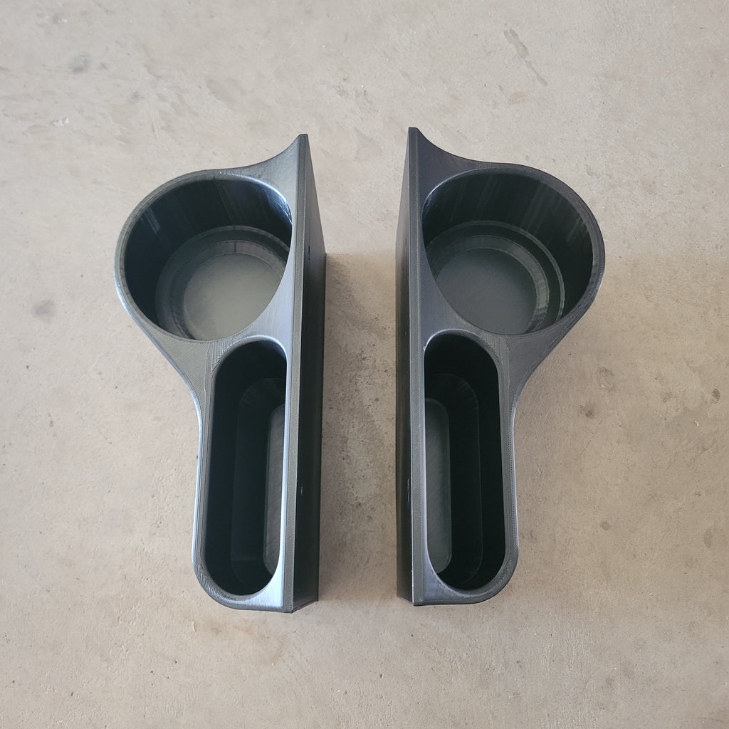 Short Pair Door Pocket Cupholders for 1967-1972 Bumpside Ford Trucks