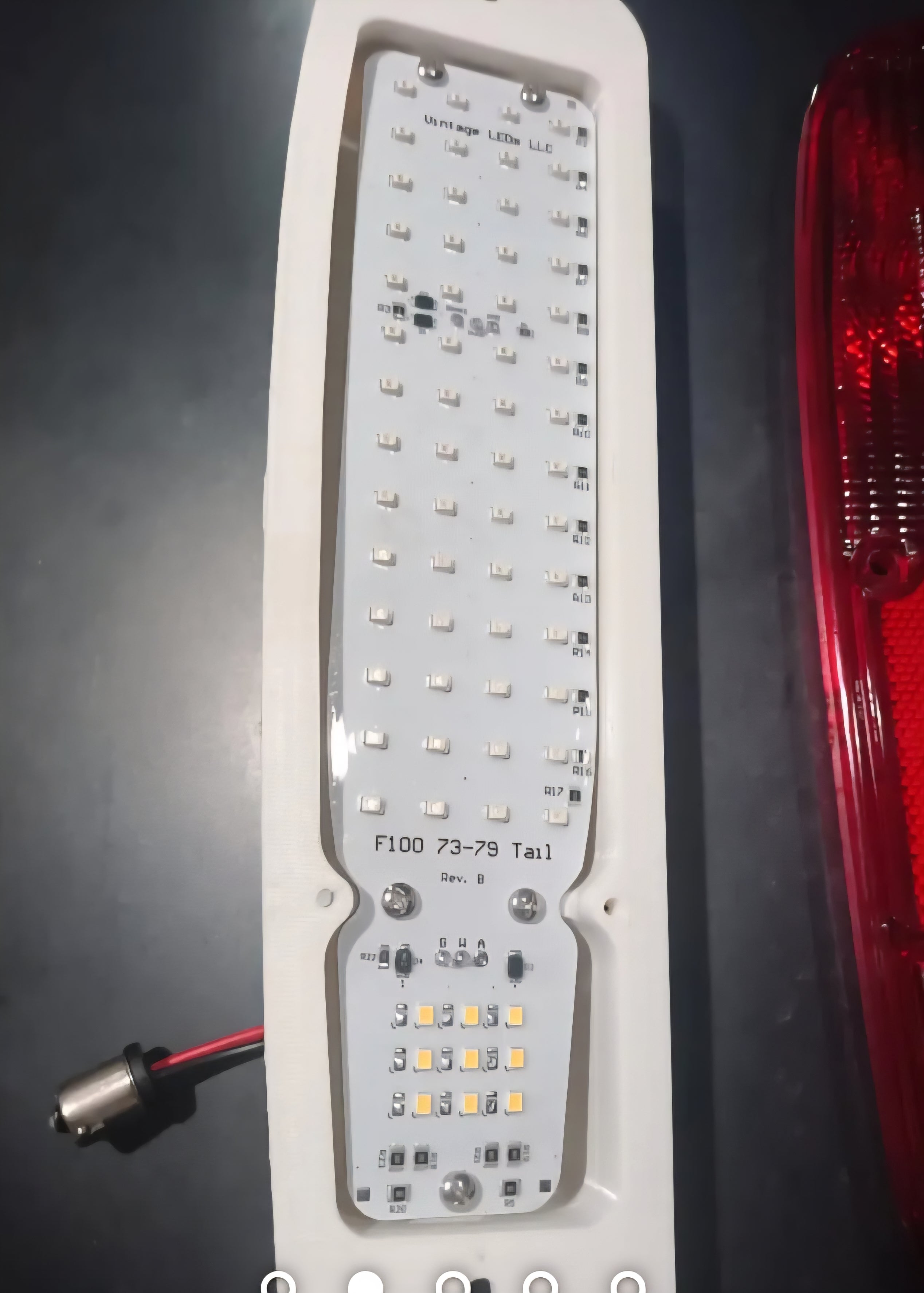 LED Board Taillights with Factory Lens Kit for 1973-1979 Dentside Ford Trucks and 1978-1979 Ford Bronco