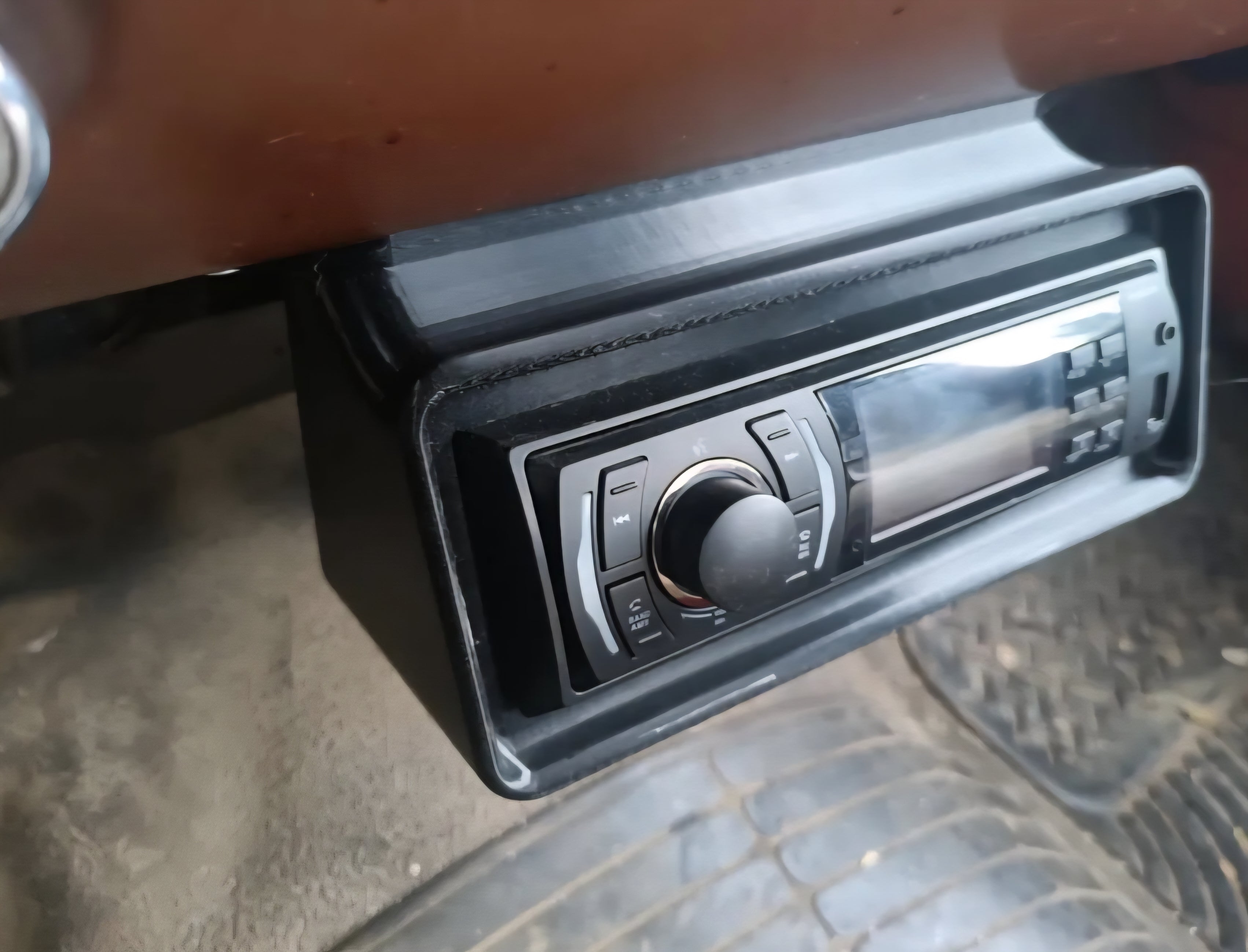 Under Dash Single Din Radio Pod for 1961-1966 Slickside and 1973-1979 Dentside Ford Trucks