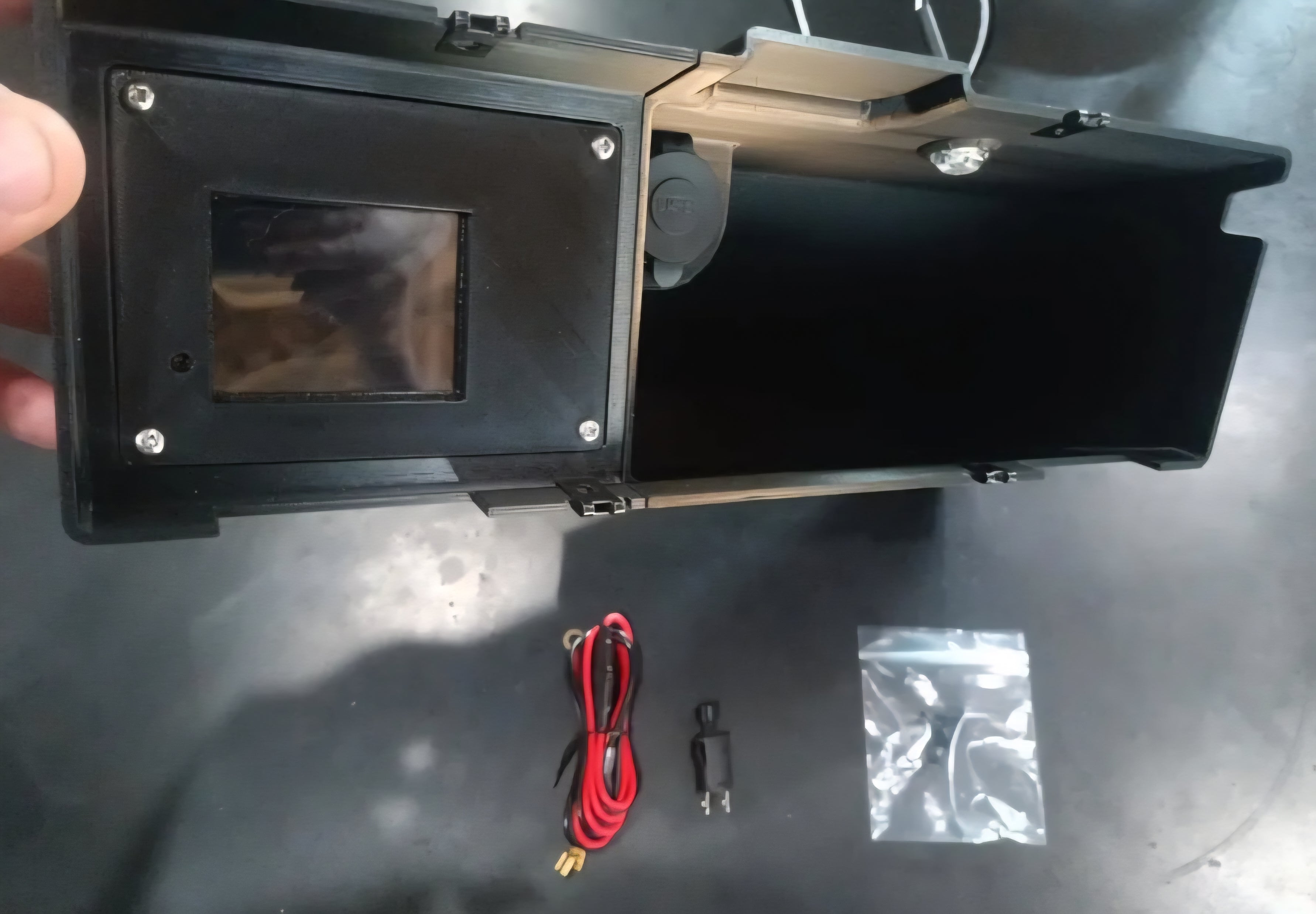 Glovebox (with LED Lights and USB) for 1973–1979 Carb Cheater Dentside Ford Trucks