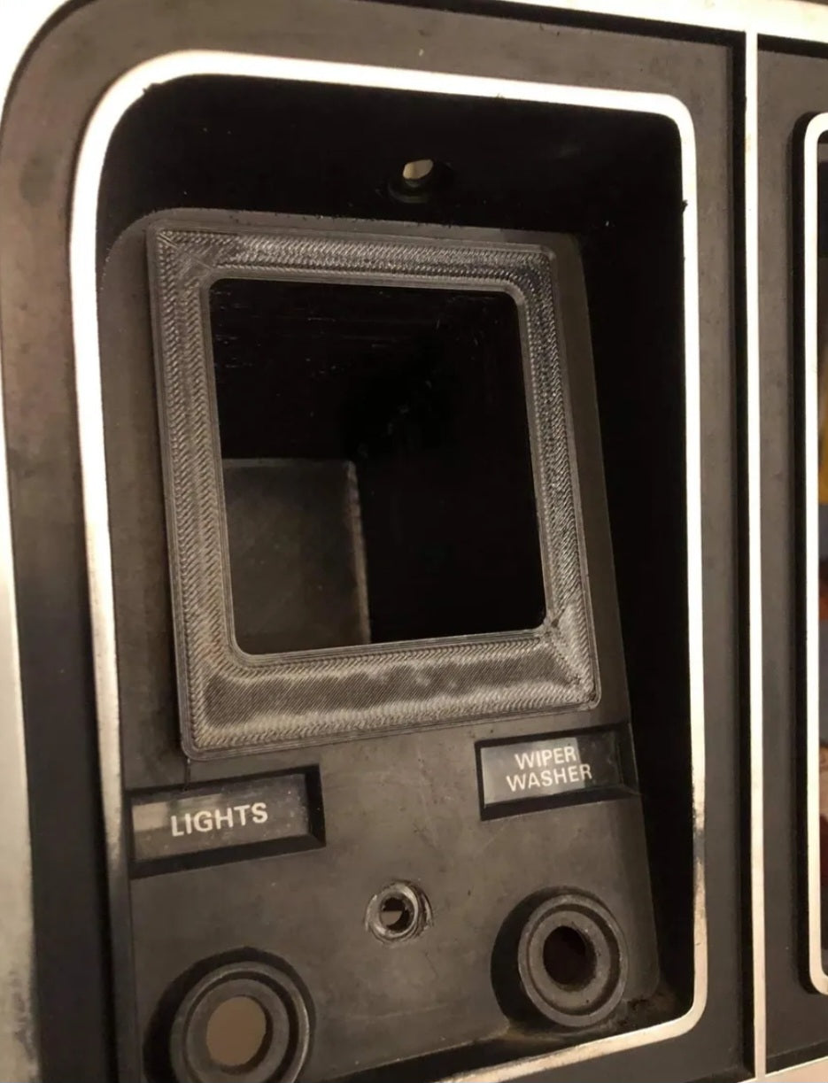 Non A.C. Truck Dash Pocket for 1973-1979 Dentside Ford Trucks and 1978-1979 Ford Bronco