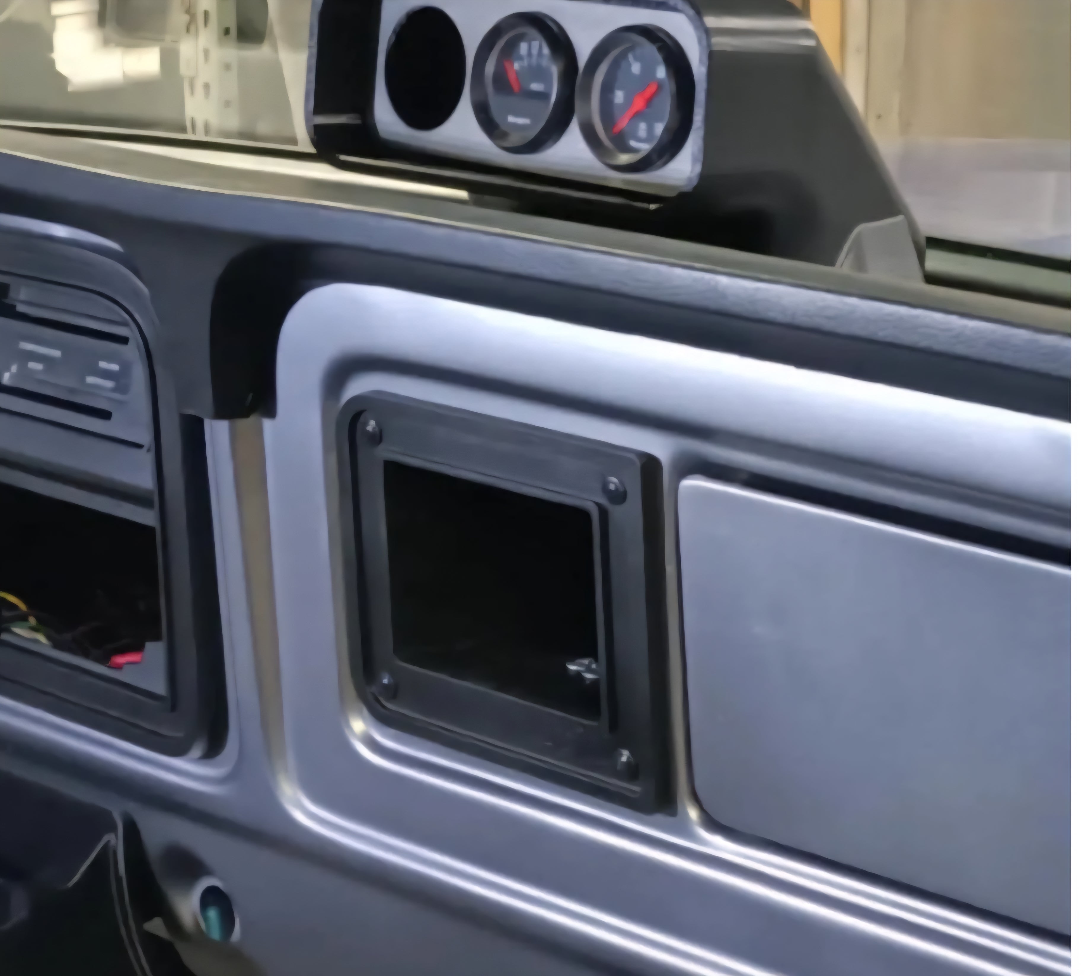 Center Dash Pocket (cut in) for 1973-1979 Dentside Ford Trucks and 1978-1979 Ford Bronco