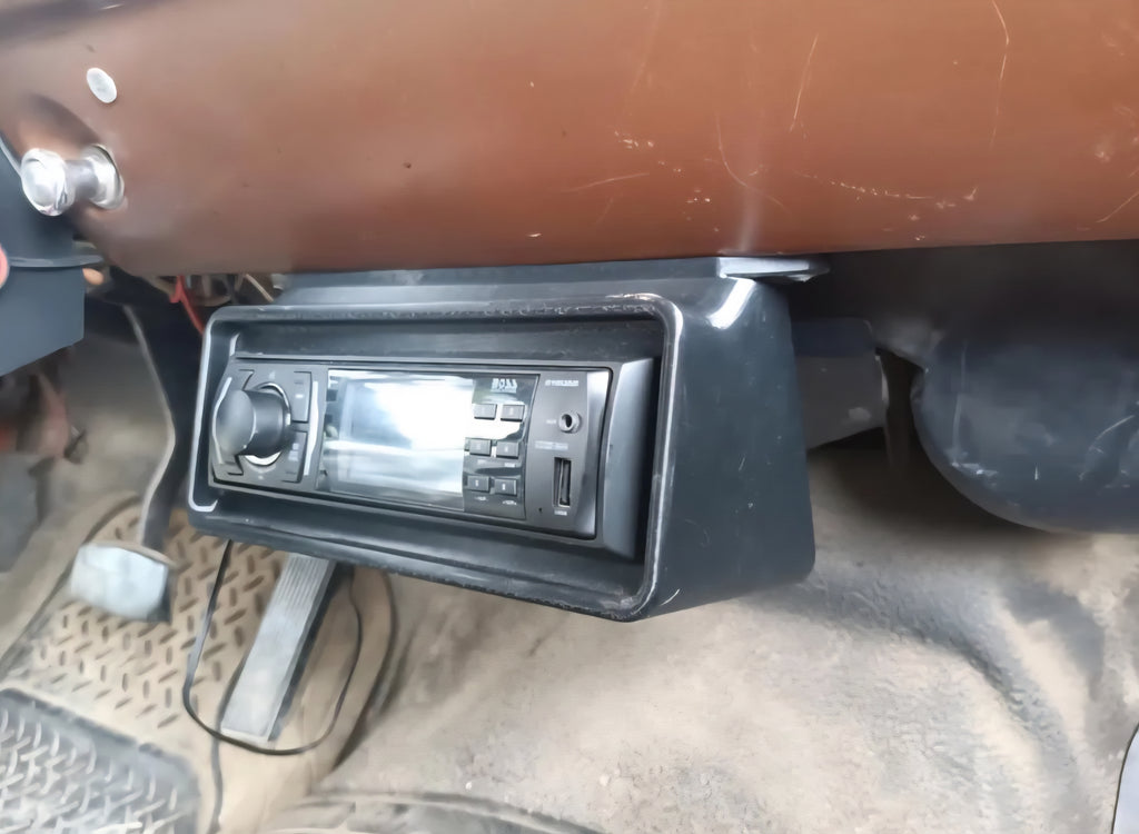 Under Dash Single Din Radio Pod for 1961-1966 Slickside and 1973-1979 Dentside Ford Trucks
