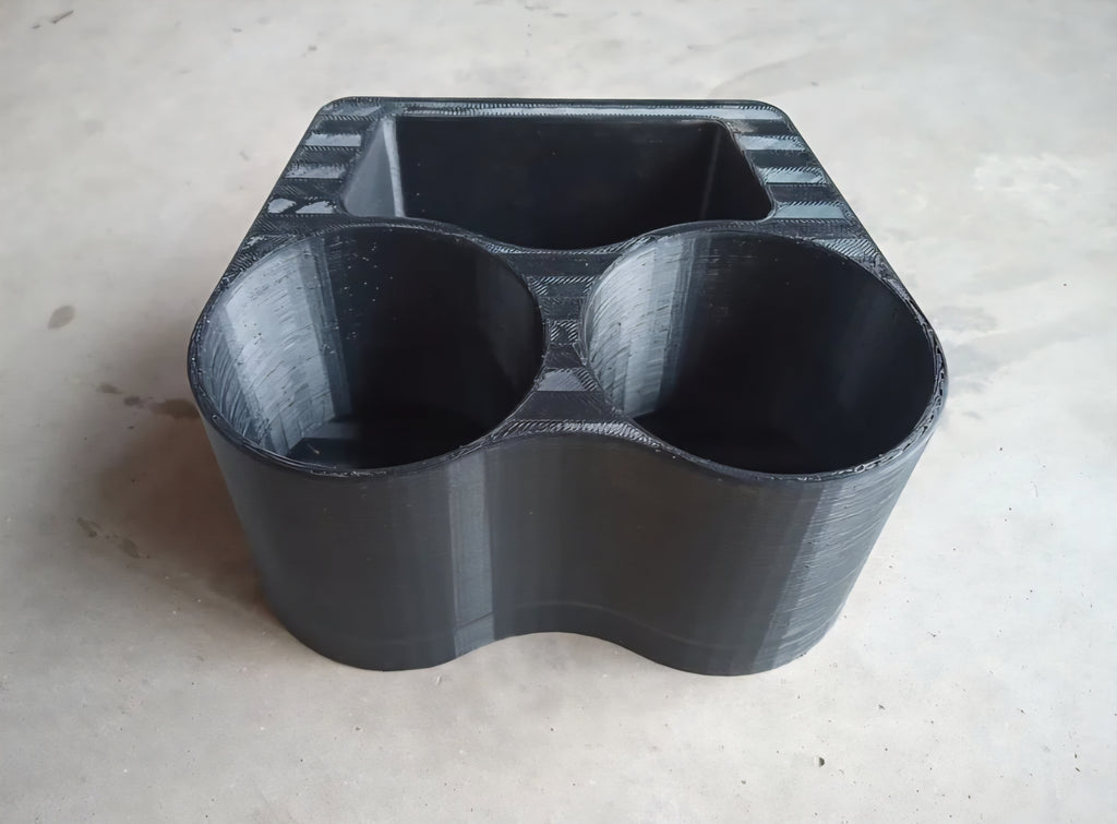 Floor Mount Flatty Cup Holder for the 1973-1979 Dentside Ford Trucks and 1978-1979 Ford Bronco