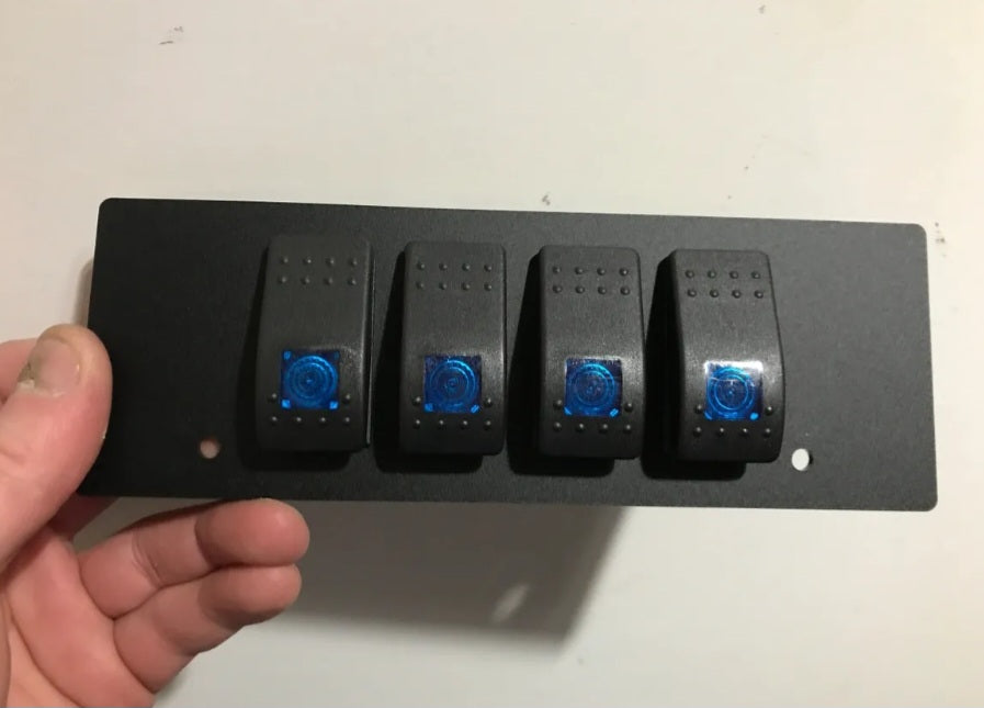 Radio Delete Switch Panel for 1973-1979 Dentside Ford Trucks and 1978-1979 Ford Bronco