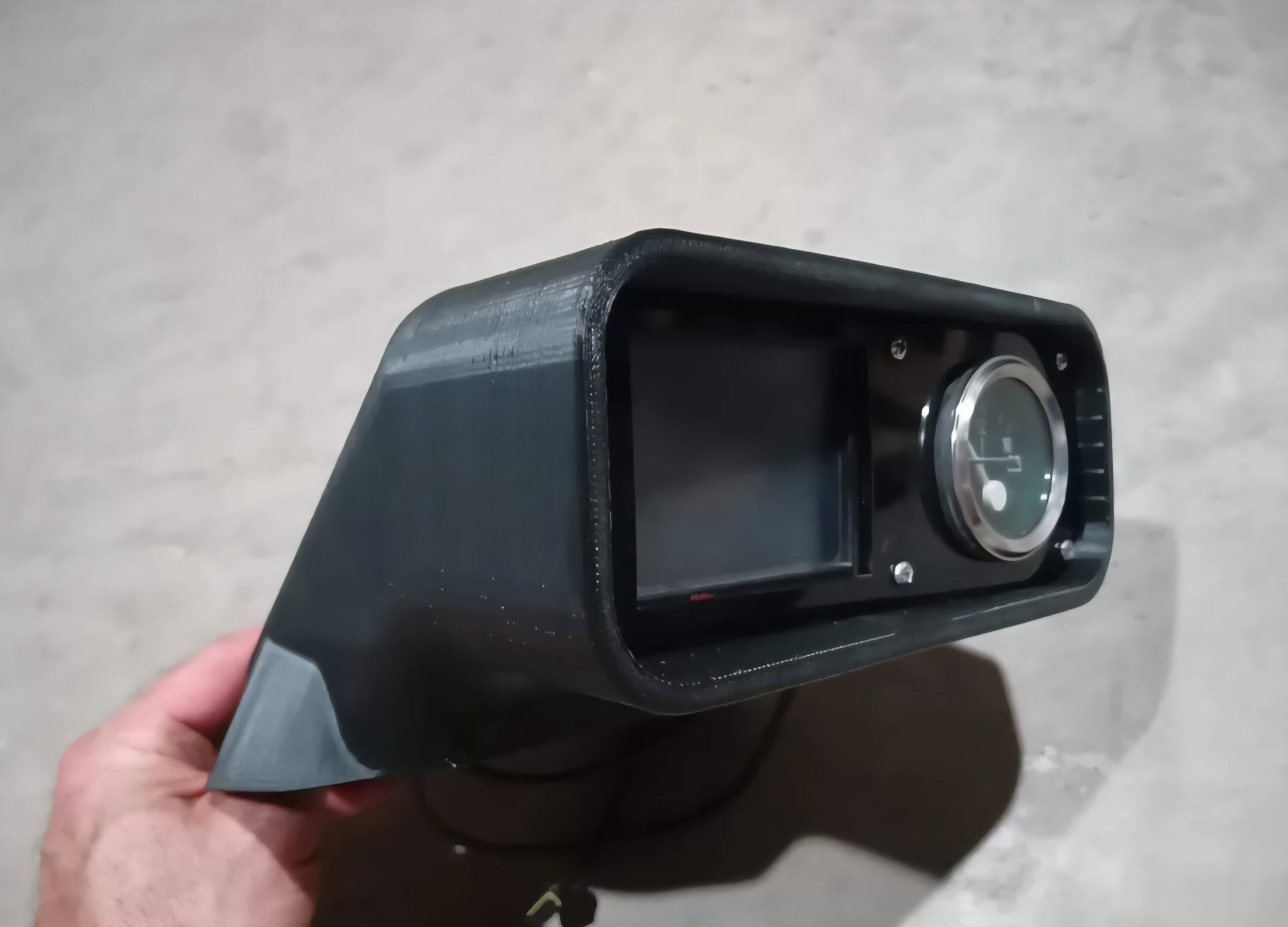 Heads Up Sniper Pod with 2 1/16 Gauge for 1973-1979 Dentside Ford Trucks and 1978-1979 Ford Bronco
